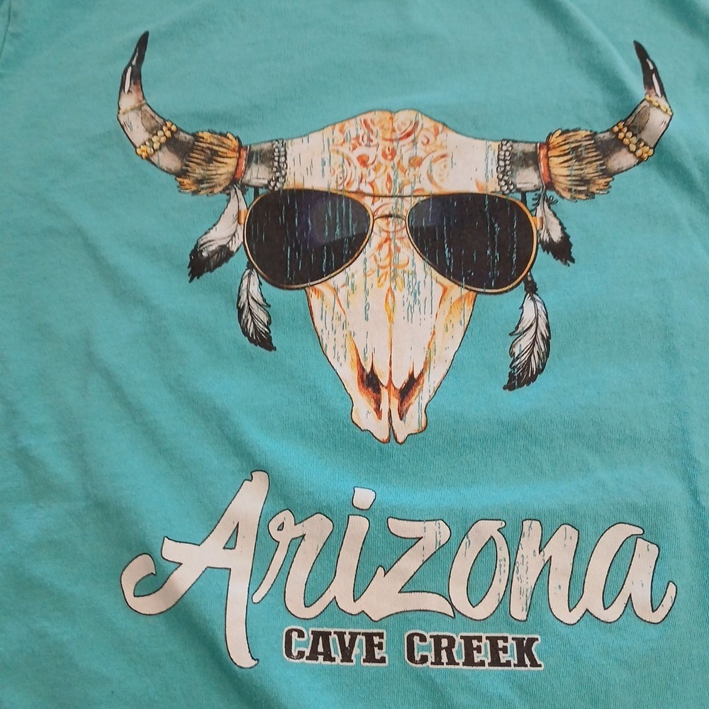 ARIZONA DIVE BAR‎ TEE T SHIRT Womens Large Moon Shine Spirit Black Cave Creek - Picture 8 of 14
